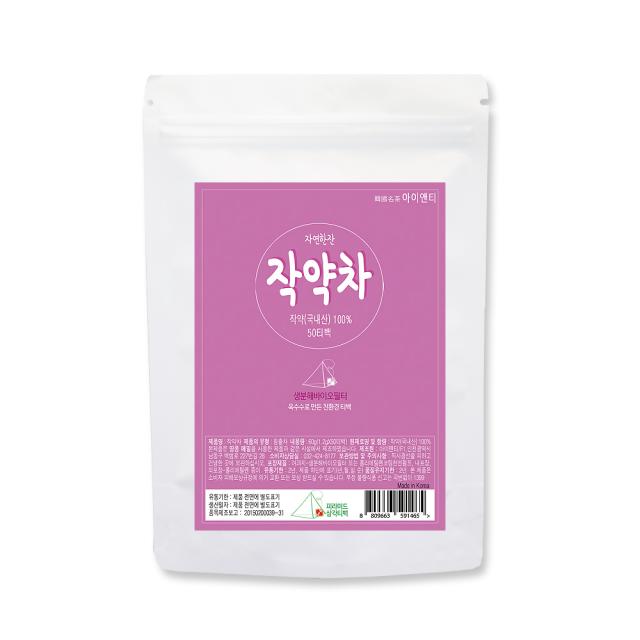 아이앤티 자연한잔 작약차 대용량 삼각티백, 1.2g, 50개