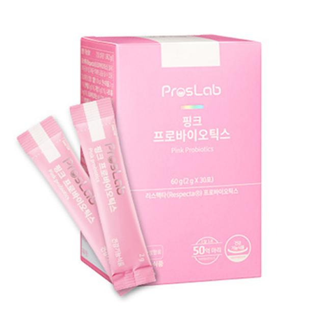 프로스랩 핑크 프로바이오틱스 여성 유산균 2g 30개