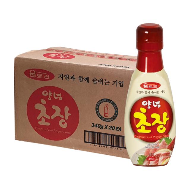 움트리 양념초장, 340g, 20개