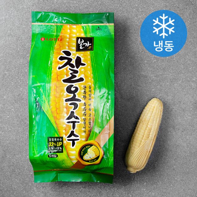 롯데제과 찰옥수수 아이스크림 냉동 140ml 5개