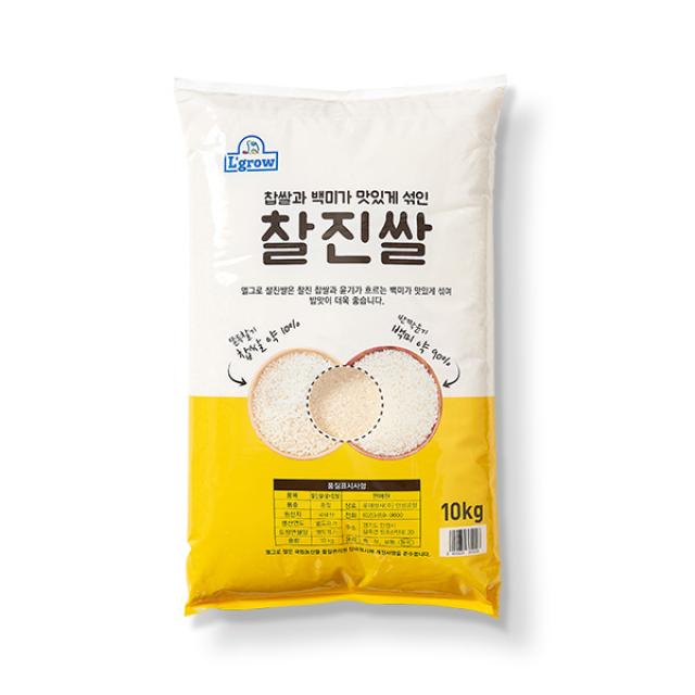 엘그로 황금비율 찰진쌀, 10kg, 1개