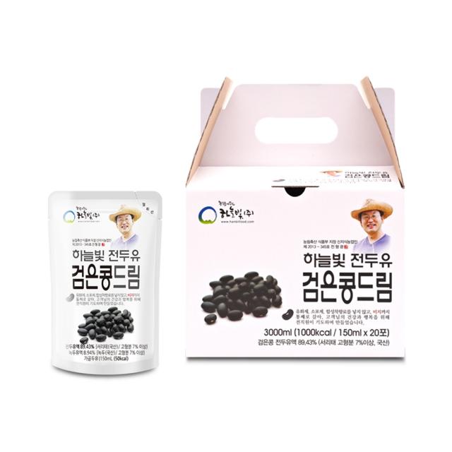 하늘빛 검은콩드림 전두유, 150ml, 20개