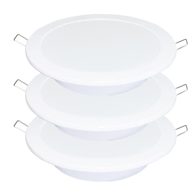엘포스 YD LED 다운라이트 조명 15.24cm 3p, 혼합색상