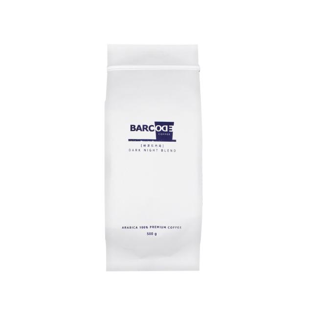 바코드커피 고소한 로스팅원두 프리미엄 아라비카 홀빈 분쇄안함 500g