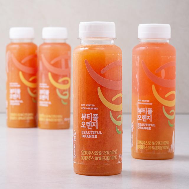 잠바주스 프리미엄 과채주스 뷰티풀오렌지 250ml 4개