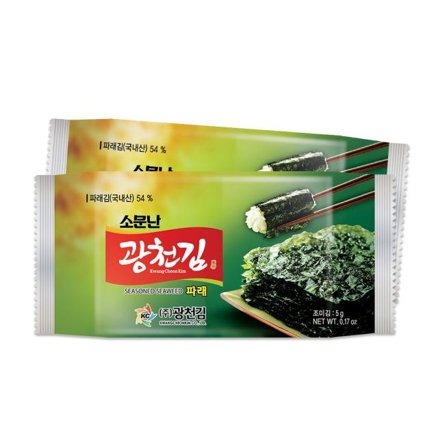 광천김 소문난 파래도시락김 5g 32개