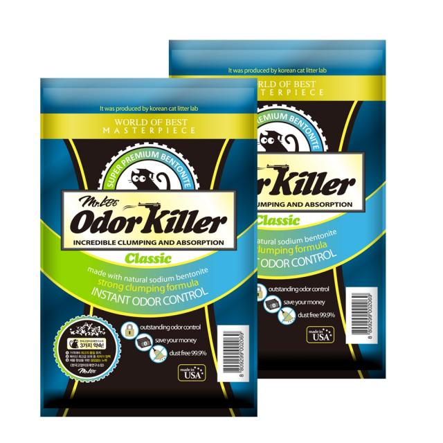 미스터리 오더킬러 클래식 고양이 벤토나이트 무향 9kg 2개