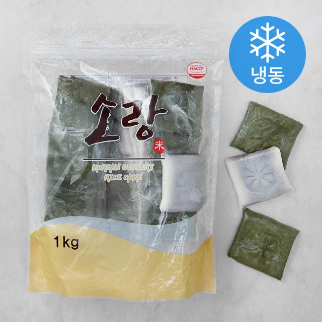 소랑 앙금절편 쑥 (냉동), 1kg, 1개