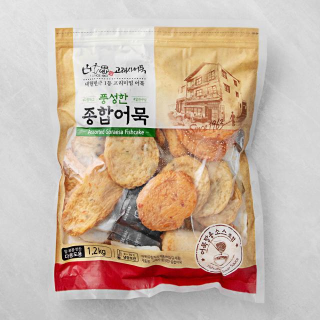 고래사어묵 풍성한 종합어묵 1.2kg 1개