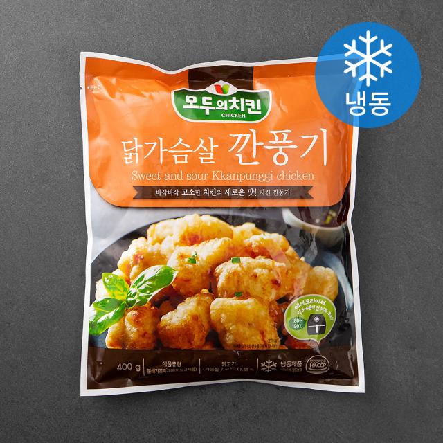 모두의치킨 닭가슴살 깐풍기 (냉동), 400g, 1개