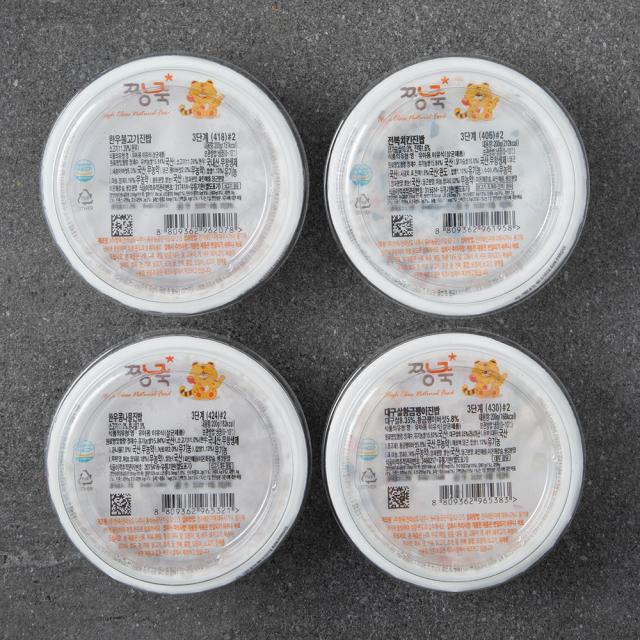 짱죽 냉장 이유식 진밥 3단계 만 11개월 A세트 200g X 4팩 1세트