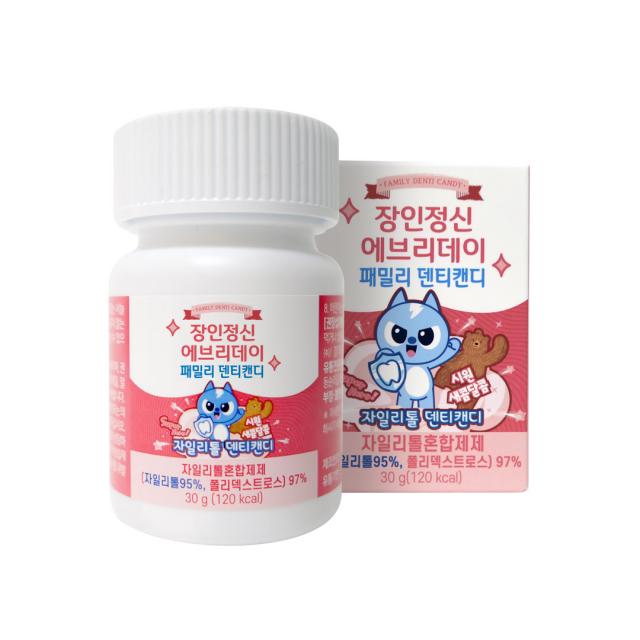 장인정신에브리데이 패밀리 자일리톨 덴티캔디, 30g, 1개