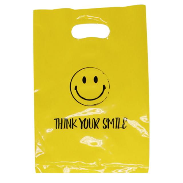 베스트팩 스마일 비닐 쇼핑백 소 20 x 30 cm, 단일색상, 100개