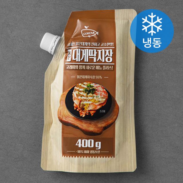 고래미 붉은대게딱지장 냉동 400g 1개