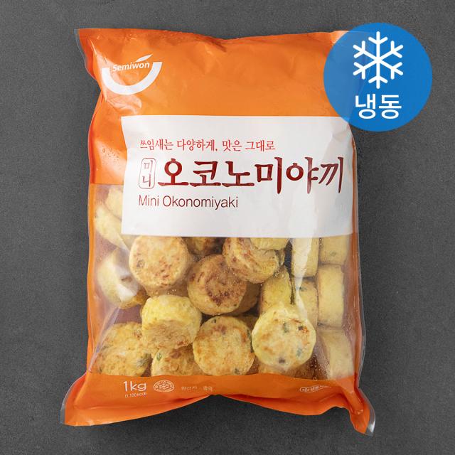 세미원 미니 오코노미야끼 냉동 1kg 1개