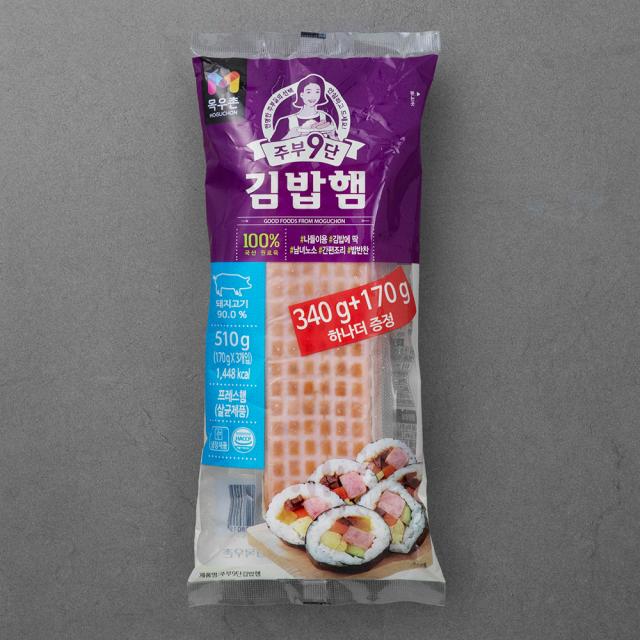목우촌 주부9단 김밥햄 170g 3개
