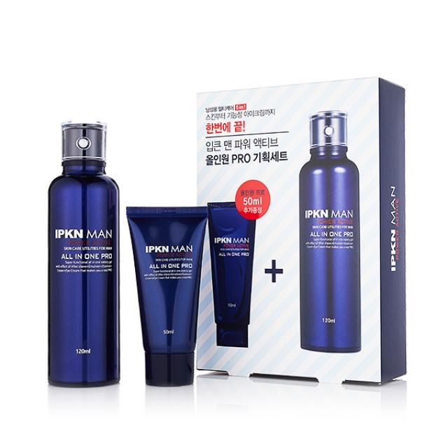 입큰 맨 파워액티브 올인원 프로 120ml + 50ml 1세트