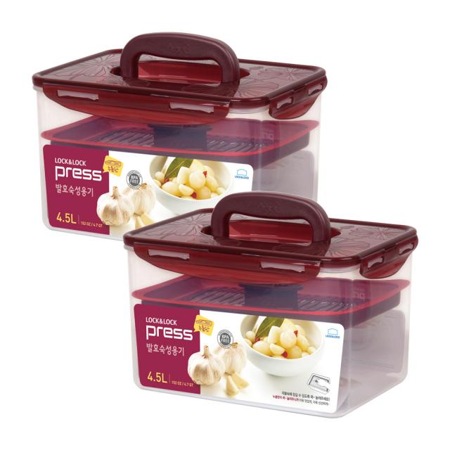 락앤락 발효 숙성 용기 Hpl827ps2 4.5l 2개