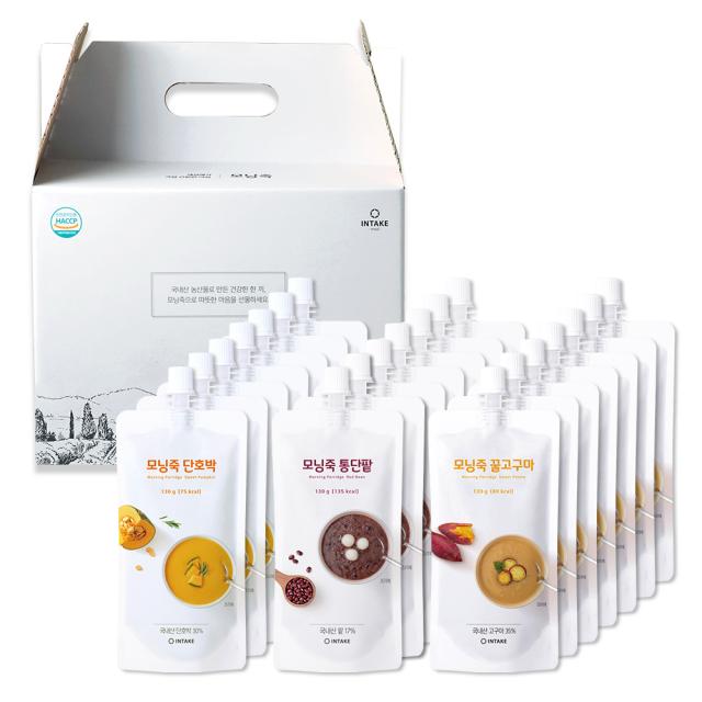 인테이크 모닝죽 3종 x 7p 세트, 1세트