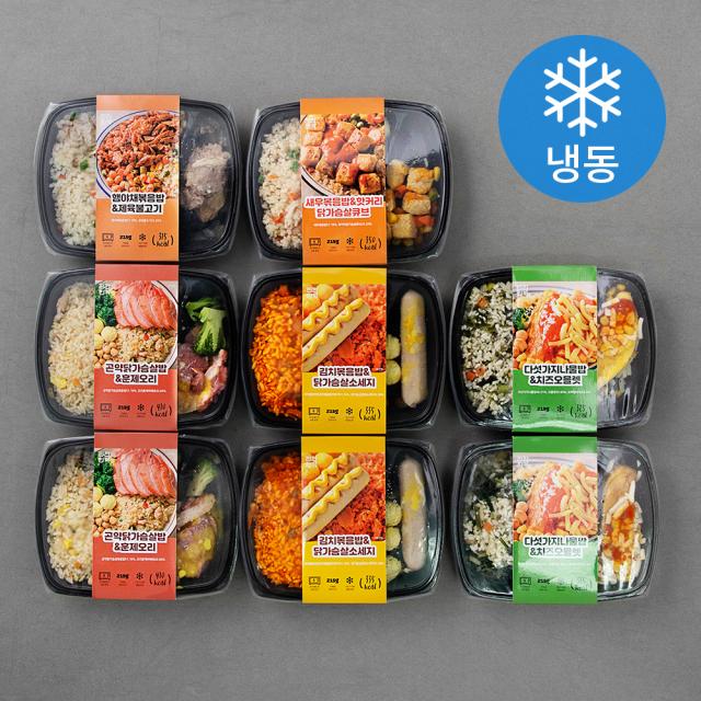 편한한끼 식단도시락 냉동 215g 8개