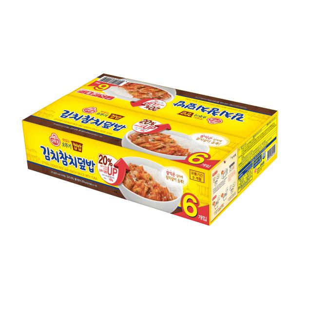 오뚜기 컵밥 김치참치덮밥 310g 6개