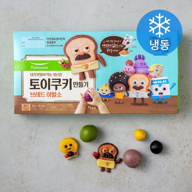 풀무원 토이쿠키 만들기 브레드이발소 (냉동), 305g, 1개