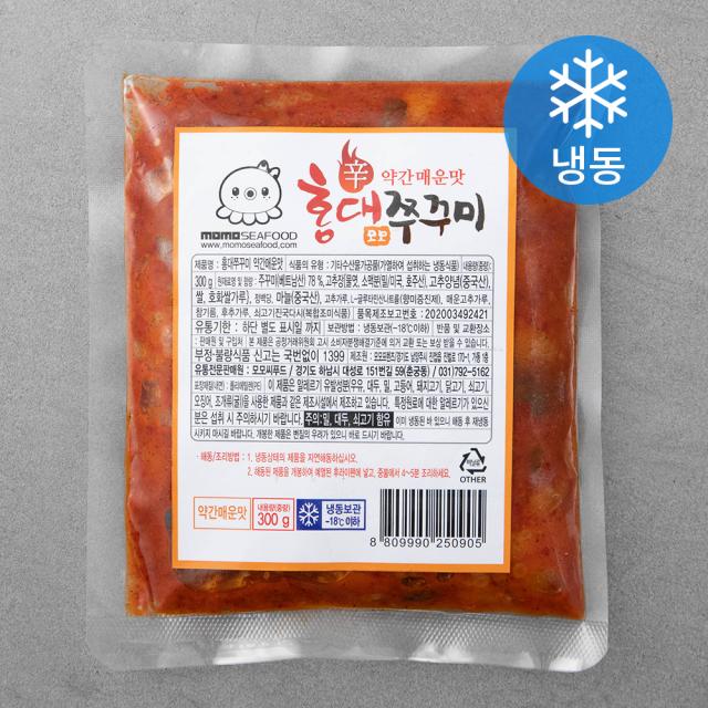 홍대쭈꾸미 약간매운맛 냉동 300g 1개