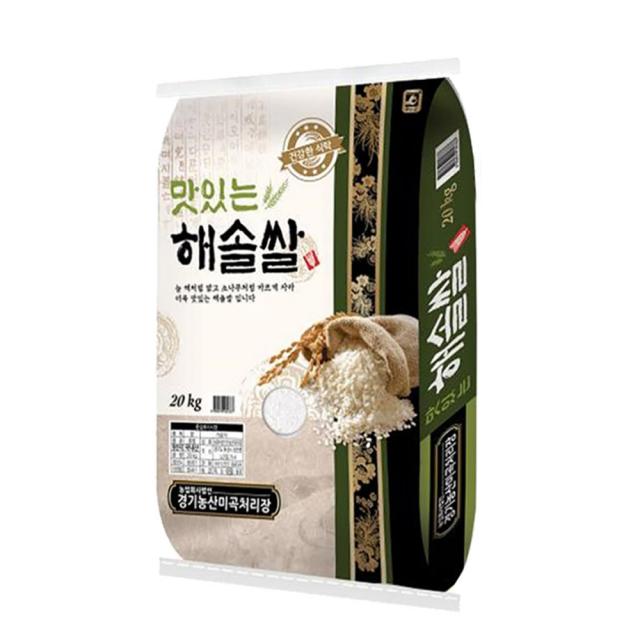 논앤밭위드 2020년 맛있는 해솔쌀 20kg 1개