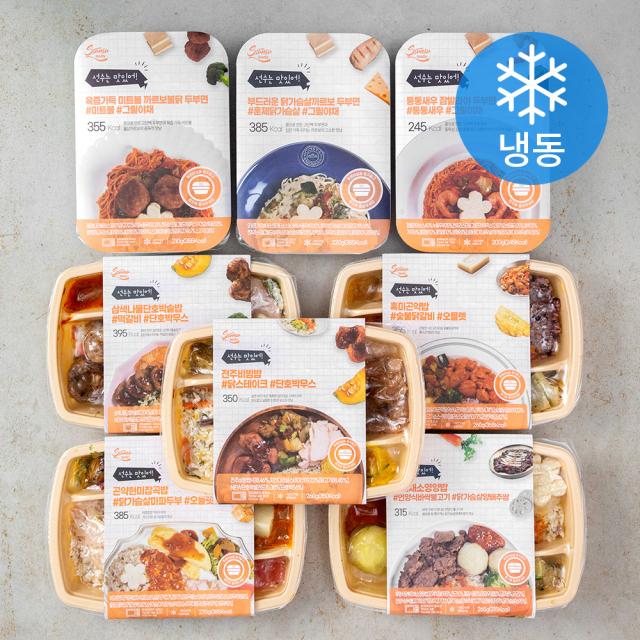 김동준 도시락 선수바디 도시락 5종 + 두부면파스타 3종 세트 (냉동), 1세트