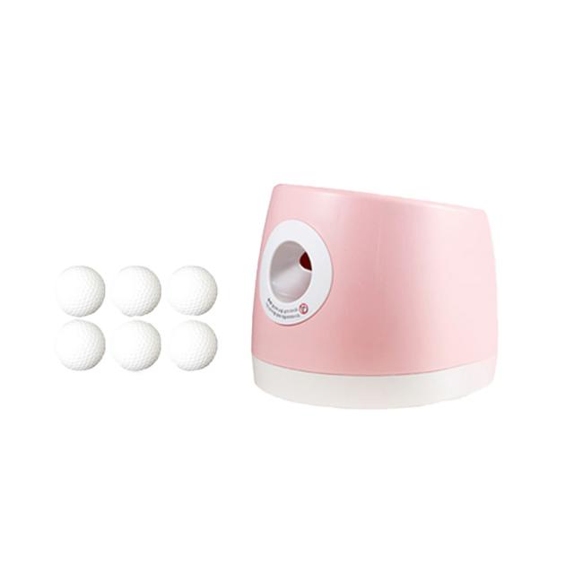 내새끼코리아 도기볼 강아지 공놀이 장난감 195 X 225 X 175 Mm 핑크색 본체 + 흰색 전용공 1개