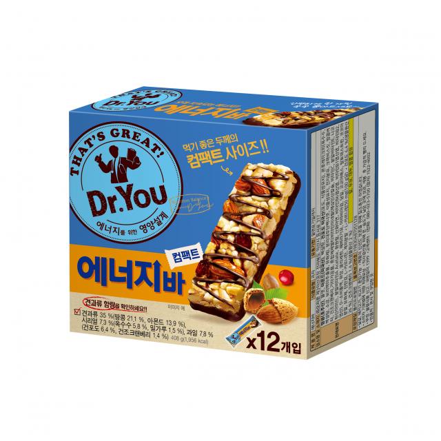 닥터유 에너지바 컴팩트, 34g, 12개