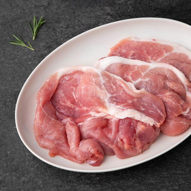 파머스팩 도뜰 한돈 뒷다리살 불고기용 냉장 1kg 1개