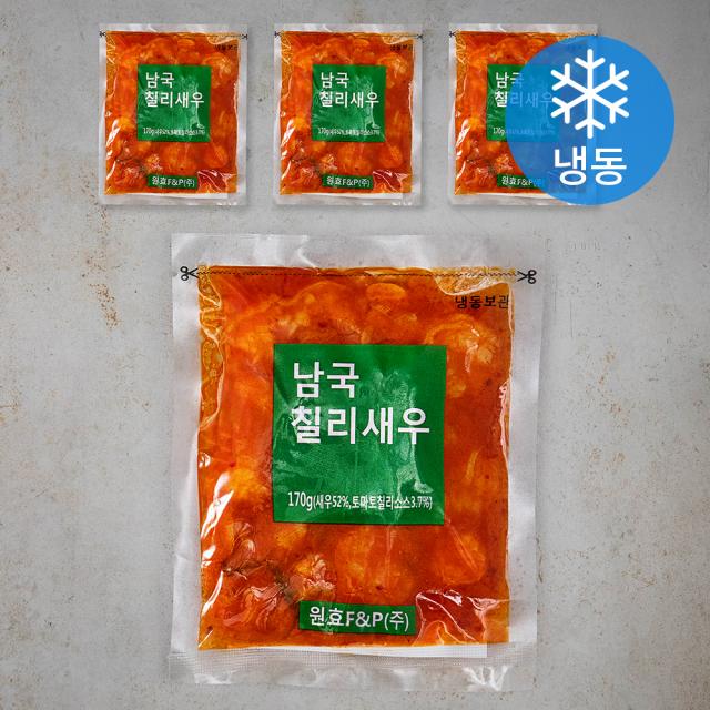 남국 칠리새우 (냉동), 170g, 4개