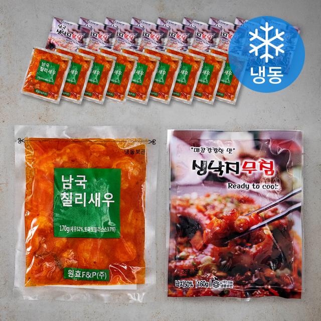 남국 칠리새우 + 낙지무침 (냉동), 10세트