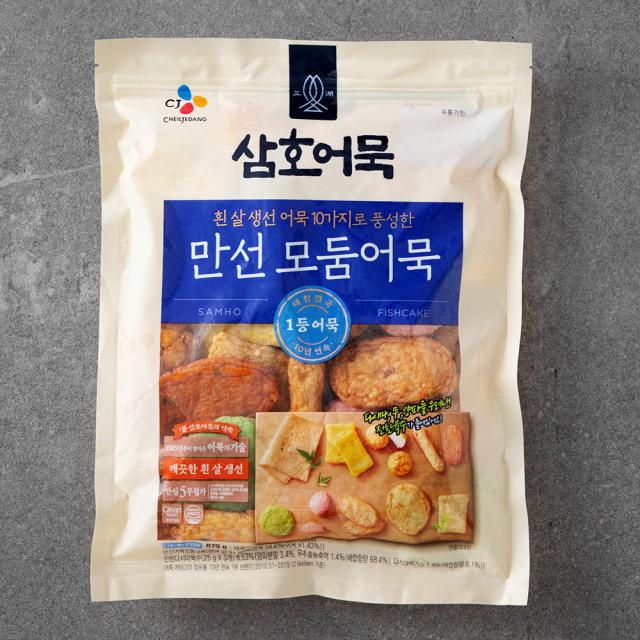 삼호어묵 만선 모둠어묵, 879g, 1개