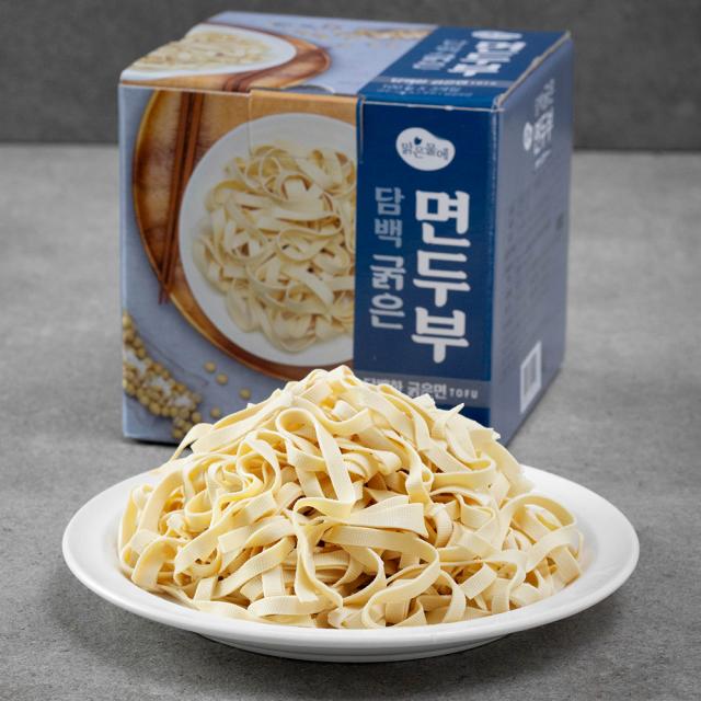 맑은물에 담백 굵은 면두부, 100g, 3개