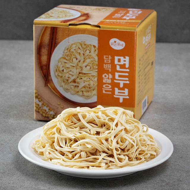 맑은물에 담백 얇은 면두부, 100g, 3개