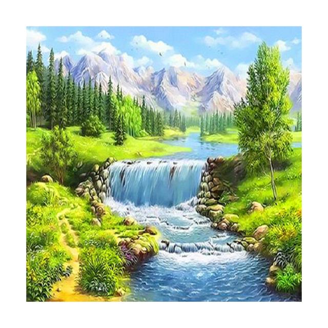 피포페인팅 여름테마 시리즈 Diy 풍경화그리기 40 X 50 Cm Q3304