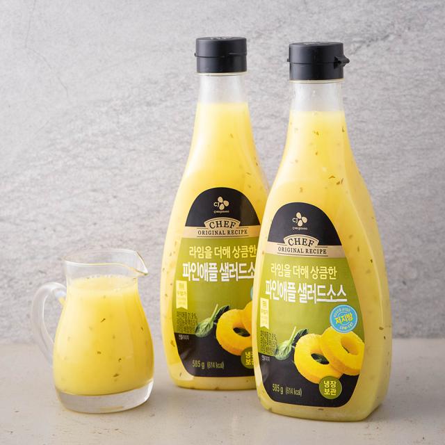 CJ제일제당 파인애플 샐러드소스, 585g, 2개