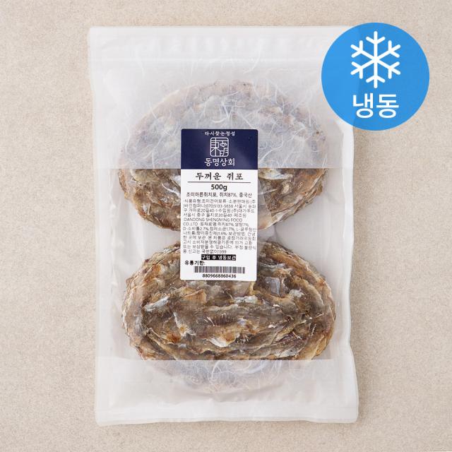 동명상회 두꺼운 쥐포 (냉동), 500g, 1개