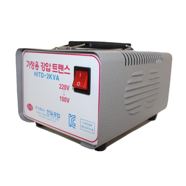 한일공업 링코아 2KVA 가정용 강압 트랜스 100V, 1개