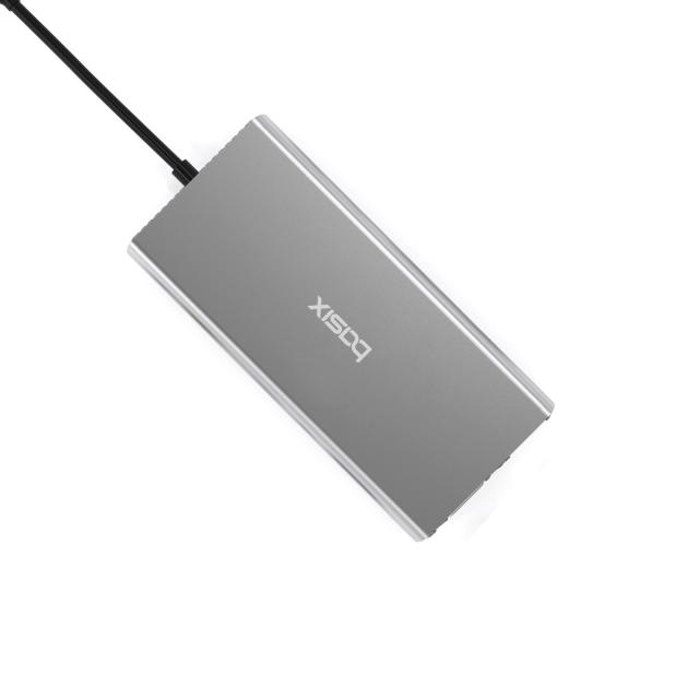 베이식스 C타입 멀티허브 14in1 USB BX14A, 혼합색상