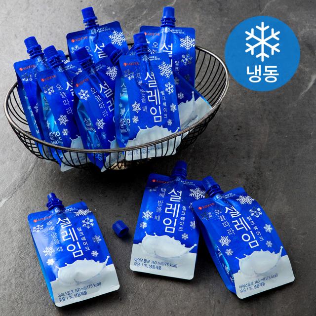 롯데제과 설레임 아이스크림 (냉동), 160ml, 10개