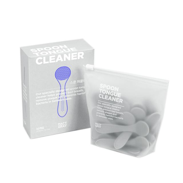 맷그레이 일회용 스푼 혀클리너 40p 120g 1개