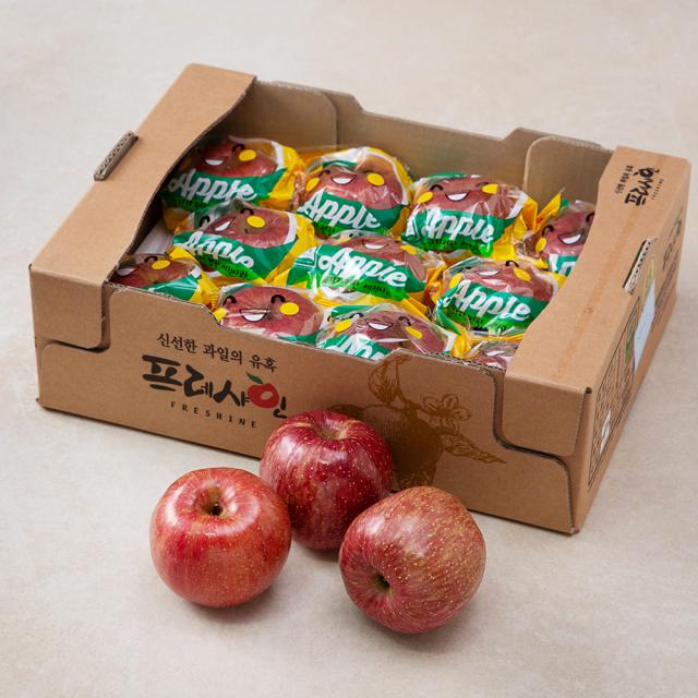 프레샤인 Gap 인증 당도선별 Ca저장 충주 세척사과 2kg 1박스