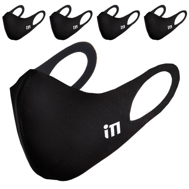 아이엠 시원한 기능성 스포츠 쿨 마스크 5p 블랙