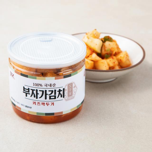 부자가김치 키즈 깍두기 400g 1개