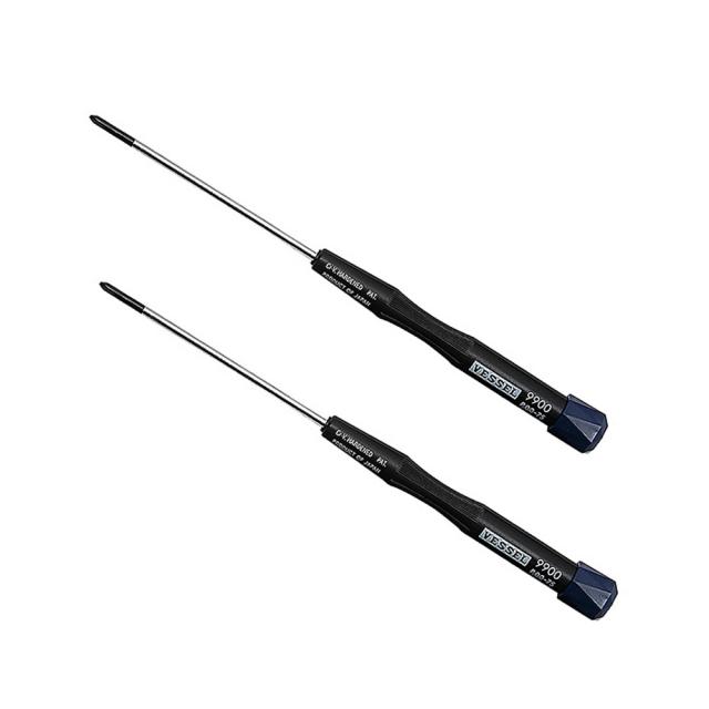 베셀 베셀 볼그립 파워 전공 드라이버 십자 블랙 P.0 x 75 mm V220, 2개