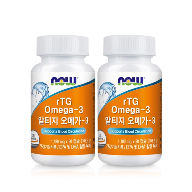 나우푸드 알티지 오메가3 90정 2개