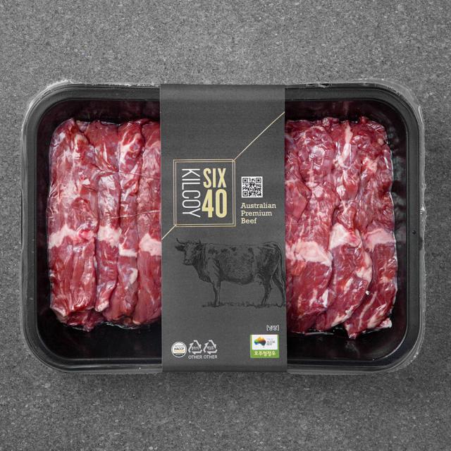 킬코이640 호주산 곡물 토시살 구이용 (냉장), 500g, 1개